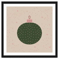 Christmas globe with snowflakes