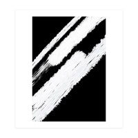 Abstract Brown and Black Lines (Print Only)