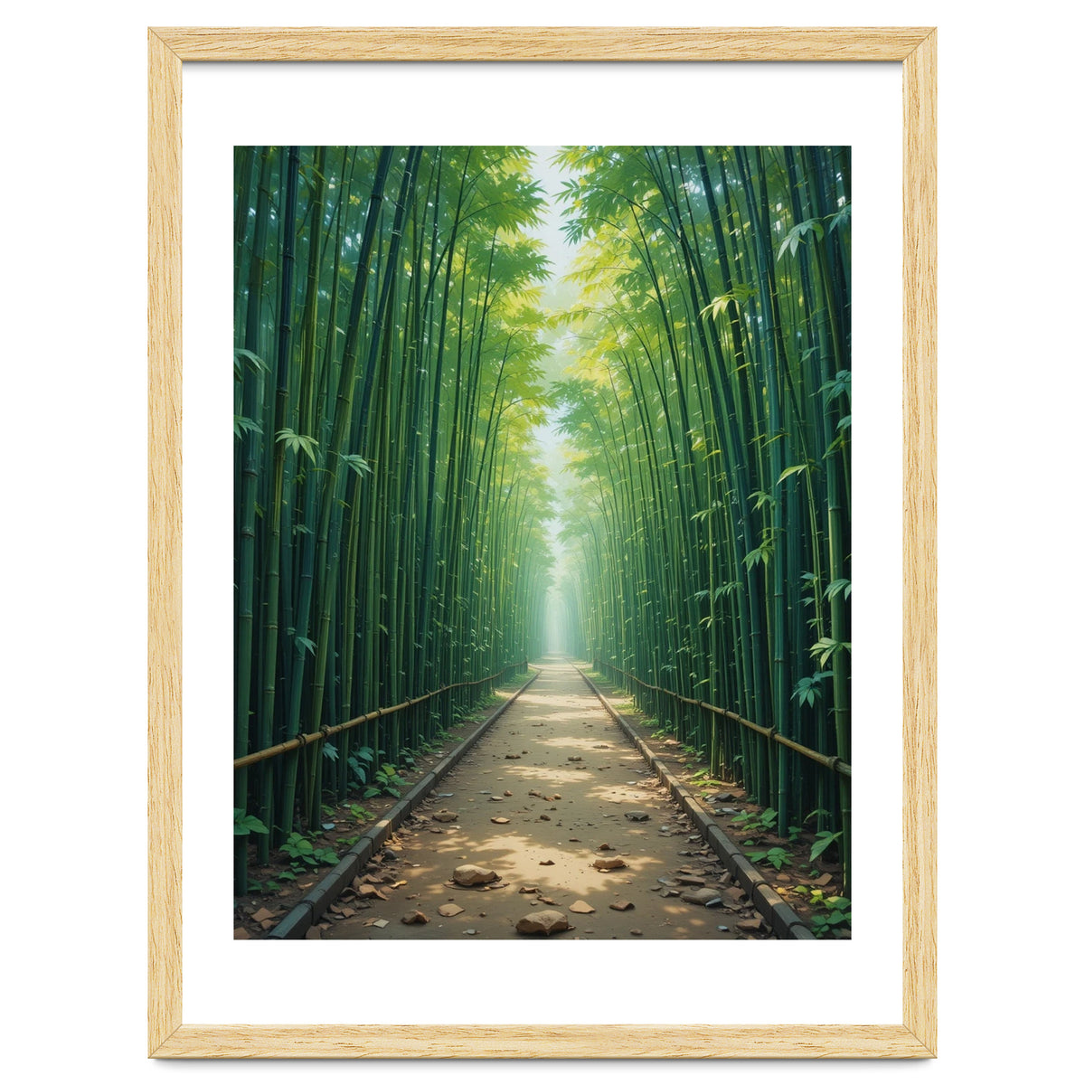 The Emerald Path: A Sun-Drenched Journey