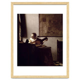 'The Lute Player', 1663-1664, Oil on canvas, 51,4 x 45,7 cm. thumbnail