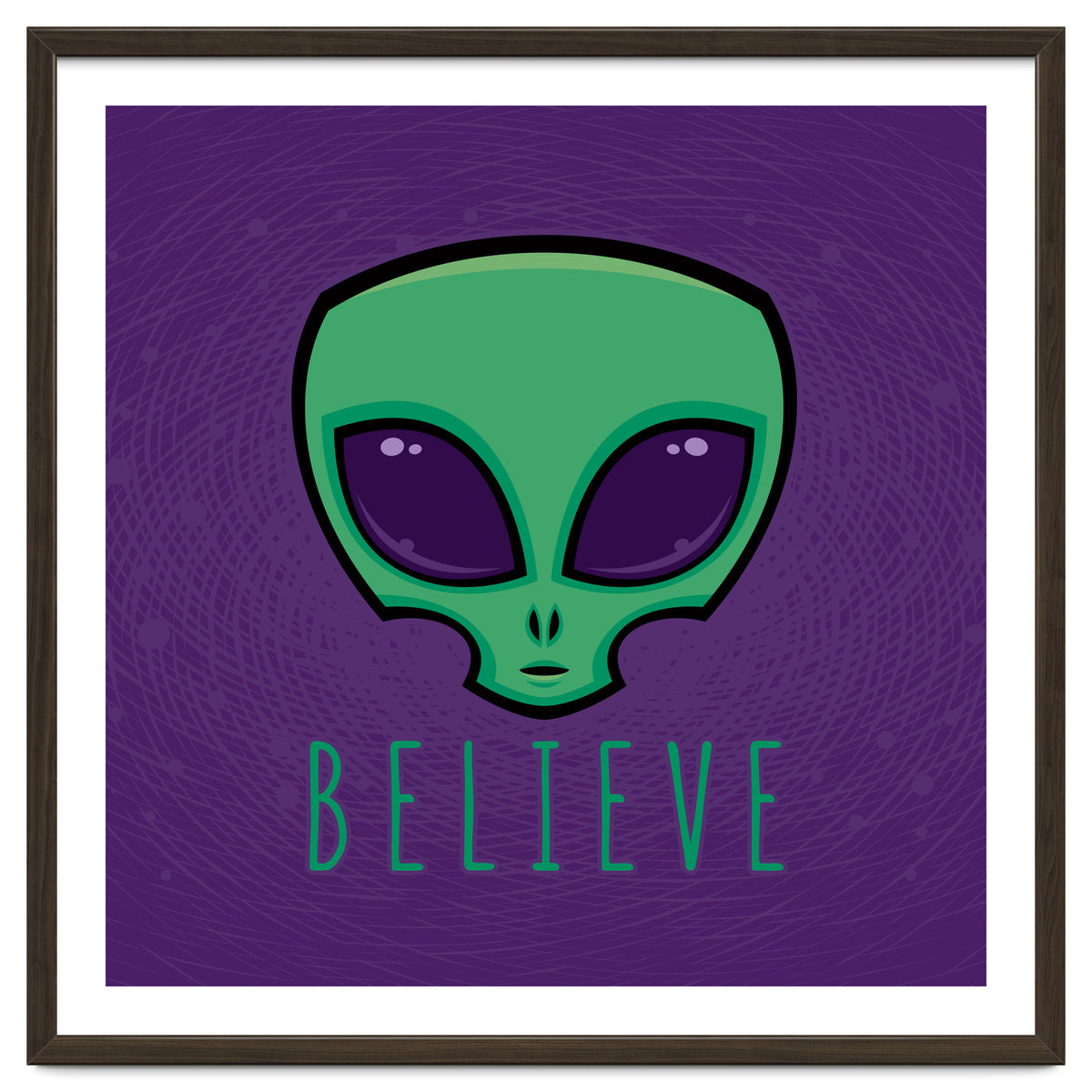 Believe Alien Head