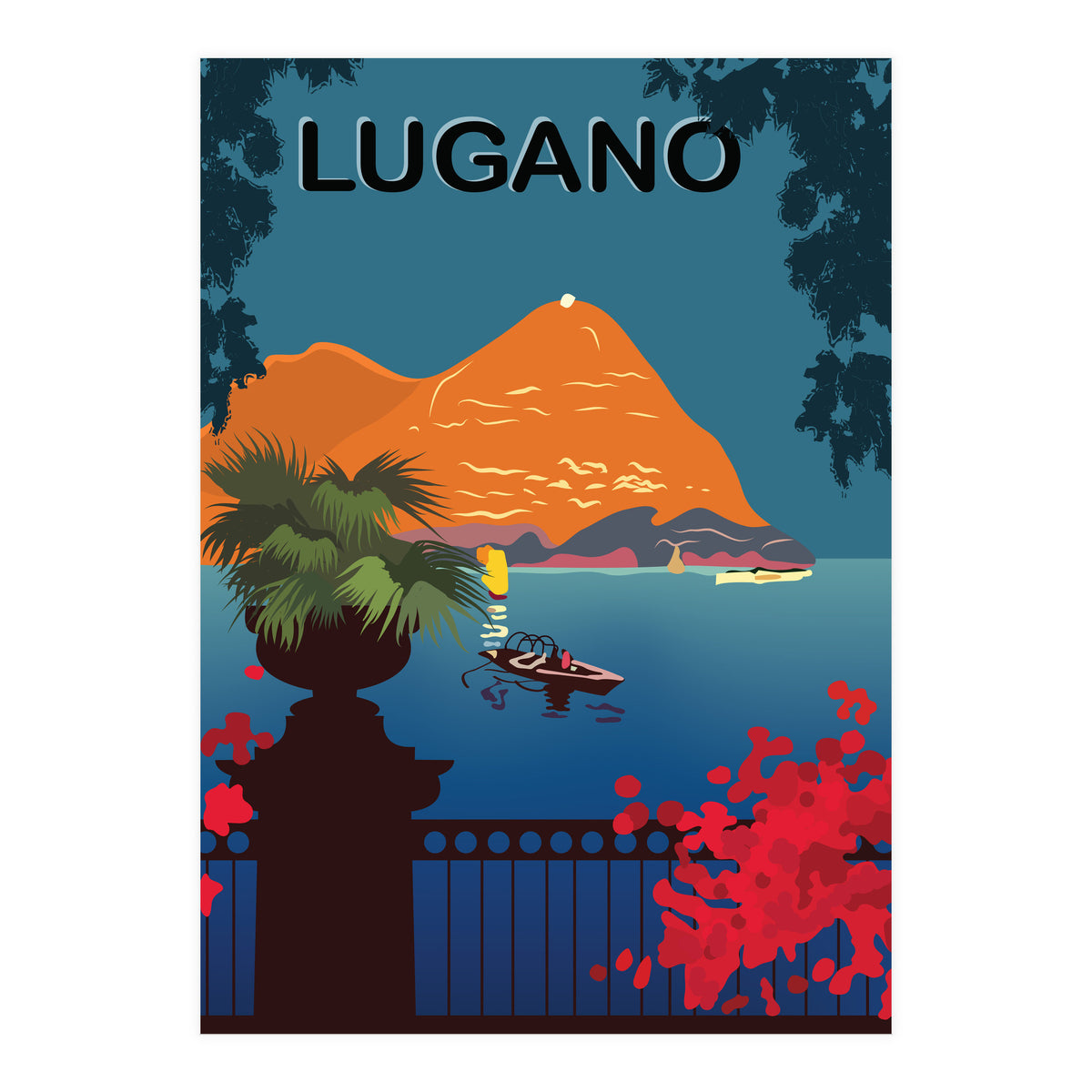 Lake Lugano (Print Only)