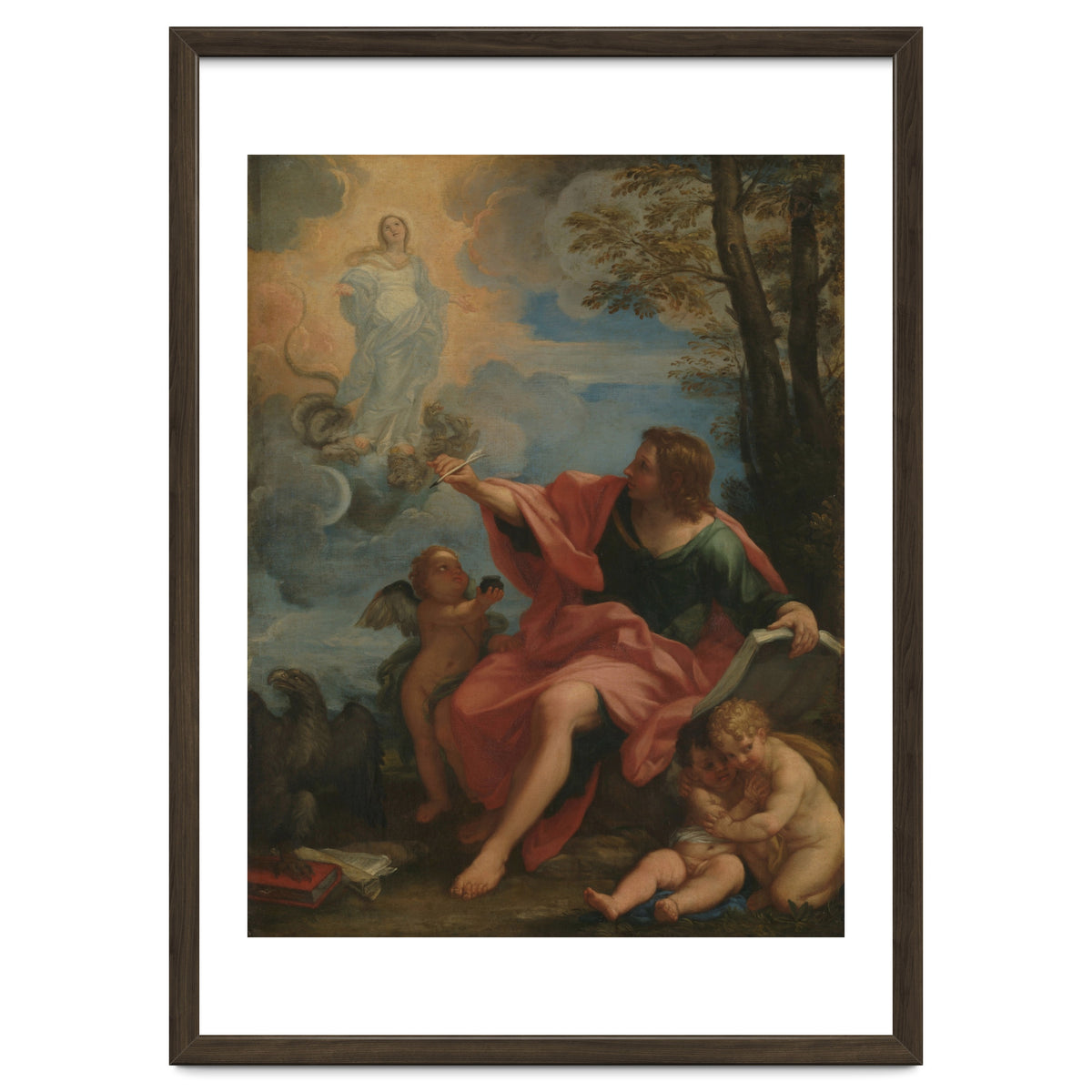 Carlo Maratta – Saint John the Evangelist on Patmos (c. 1680–1720)