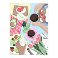 Girl Dinner Table (Print Only)