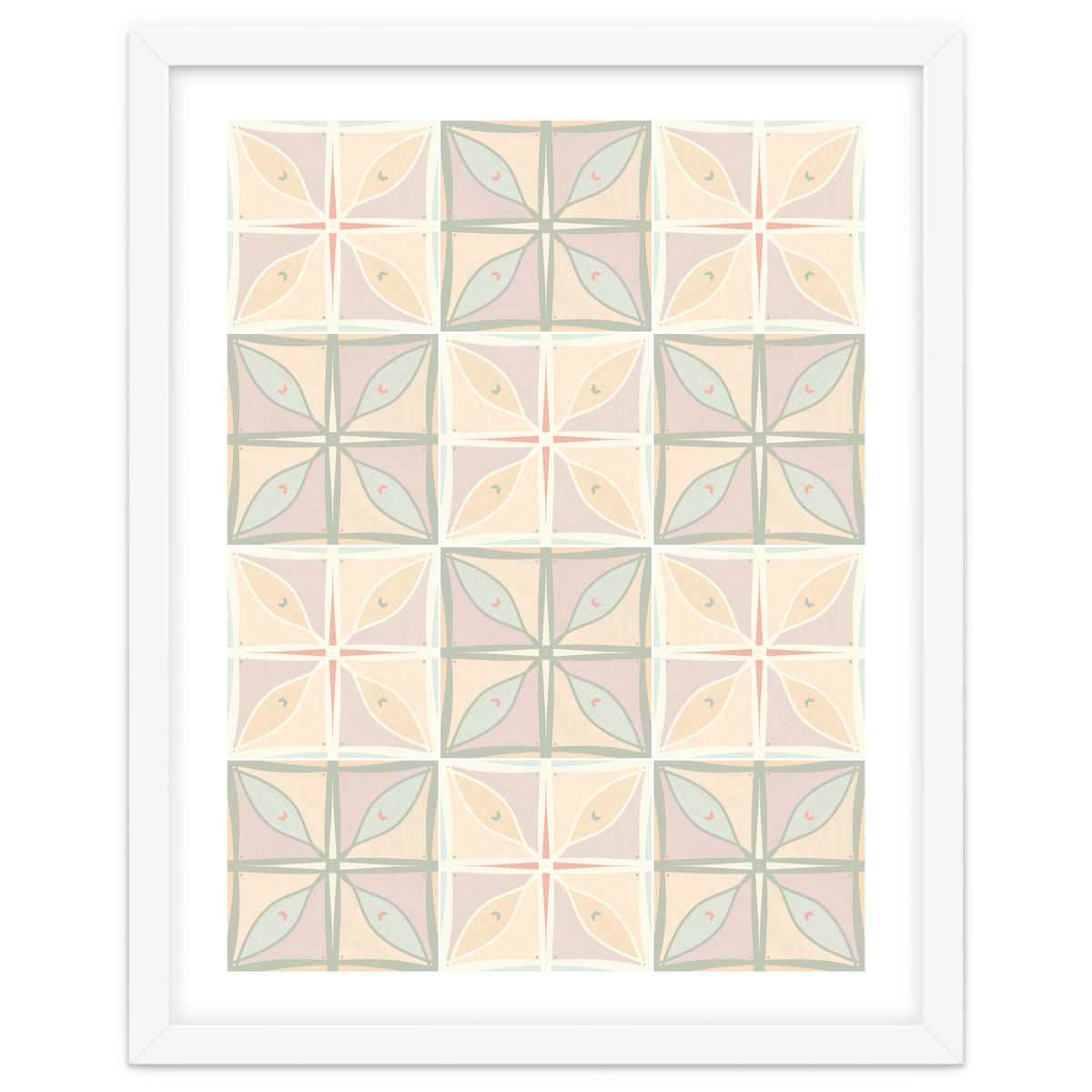 Old Style Pastels Kitchen Tiles