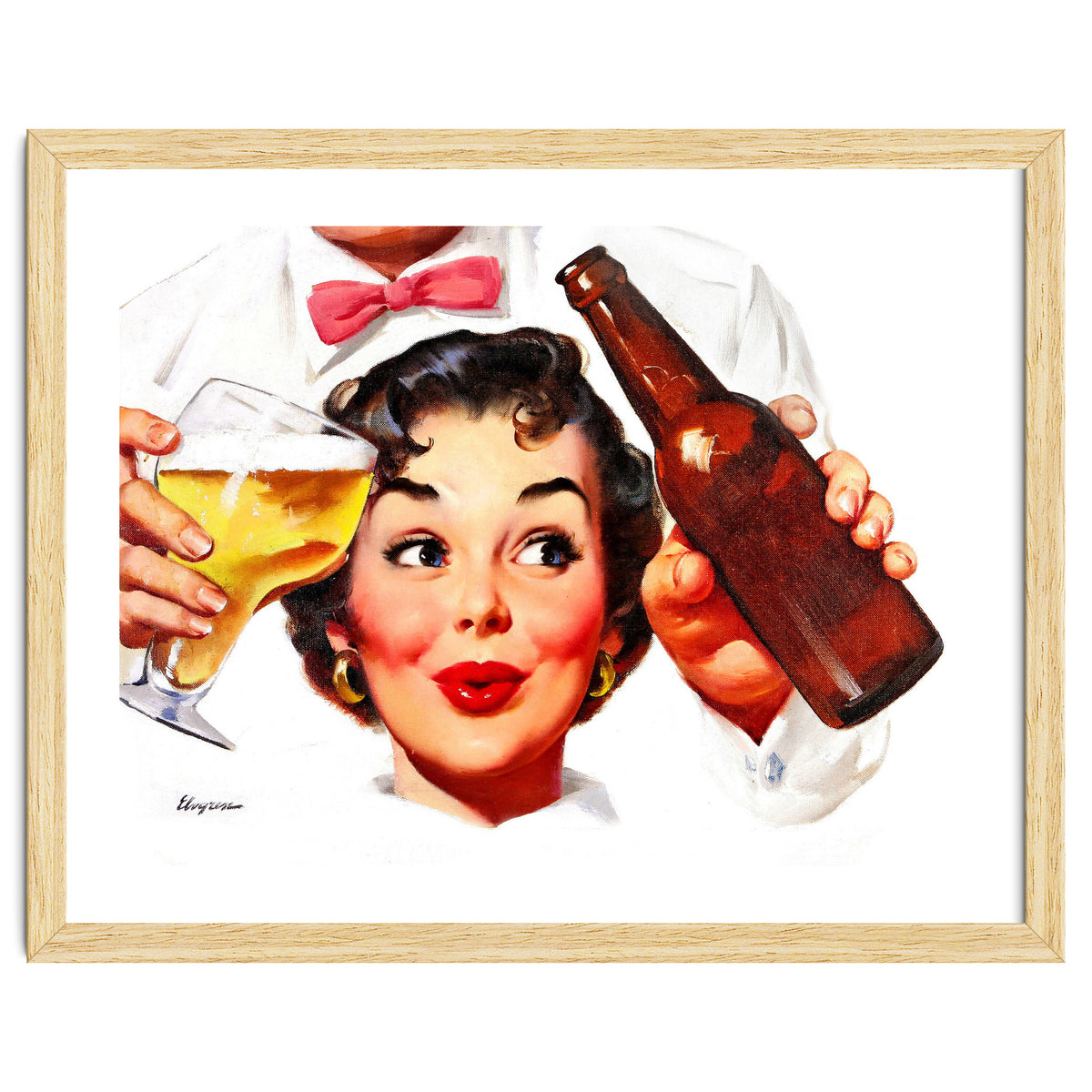 Pinup Beer Lover