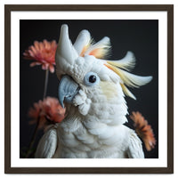 Beautiful Cockatoo Parrot With Yellow Crest