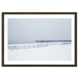 Pier in the winter seascape thumbnail