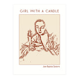 Girl With A Candle – Jean Baptiste Santerre (Print Only) thumbnail