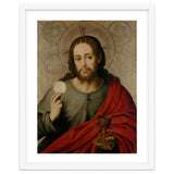 Juan de Juanes / 'The Saviour', 1545-1550, Spanish School, Oil on panel, 73 cm x 49 cm, P00845. thumbnail