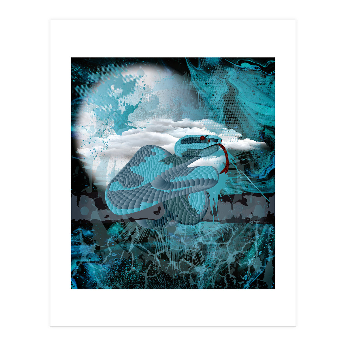 Blue Poly Viper (Print Only)