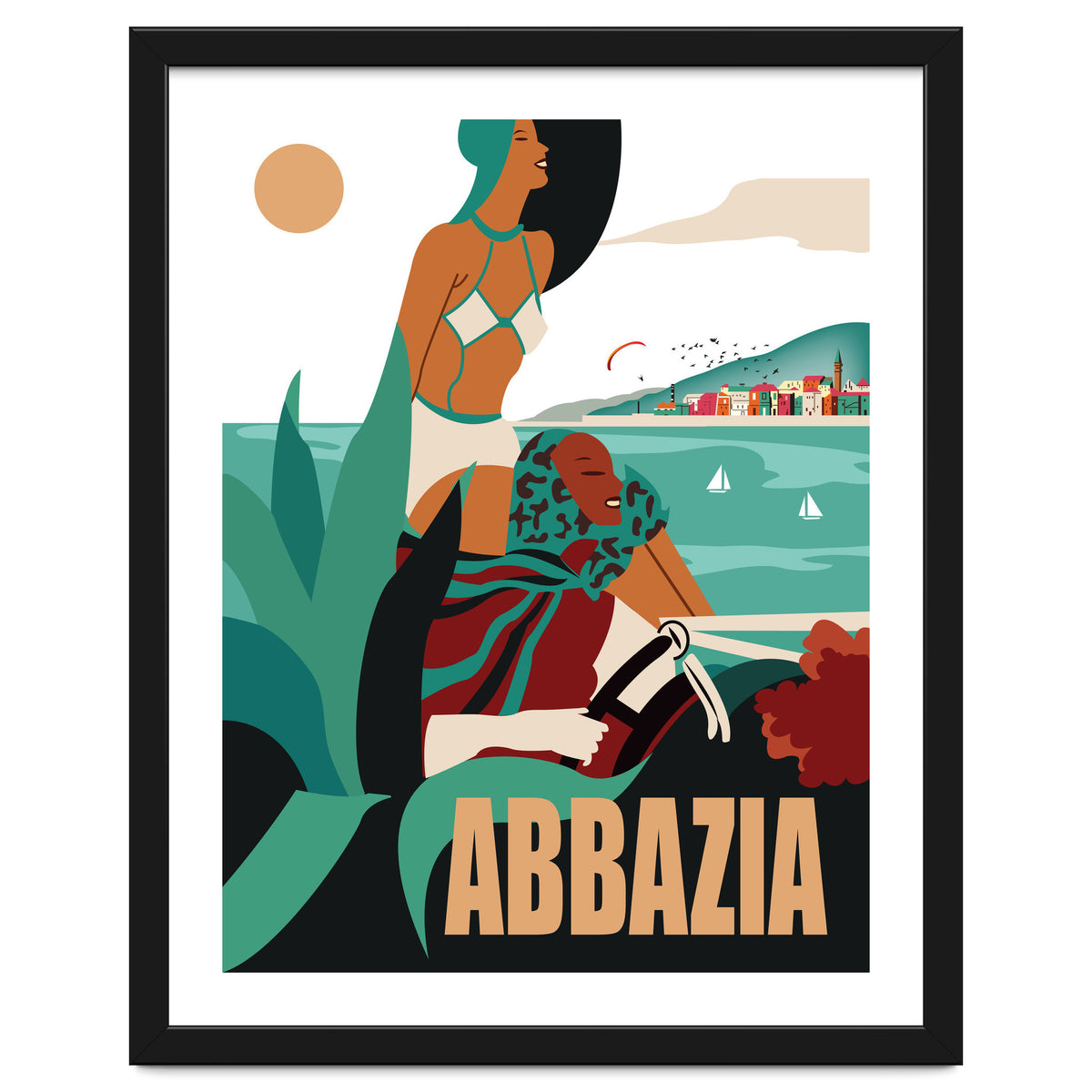 Abbazia, Two Ladies on a Drive