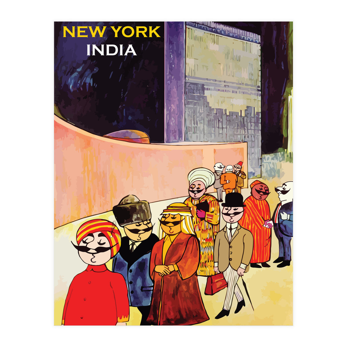 New York - India (Print Only)