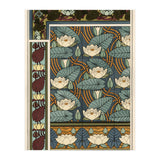 The water lily, Nelumbo lutea, in wallpaper and tile patterns. Lithograph by Verneuil. (Print Only) thumbnail