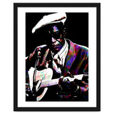 Lightnin' Hopkins American Country Blues Musician legend Colorful Art thumbnail
