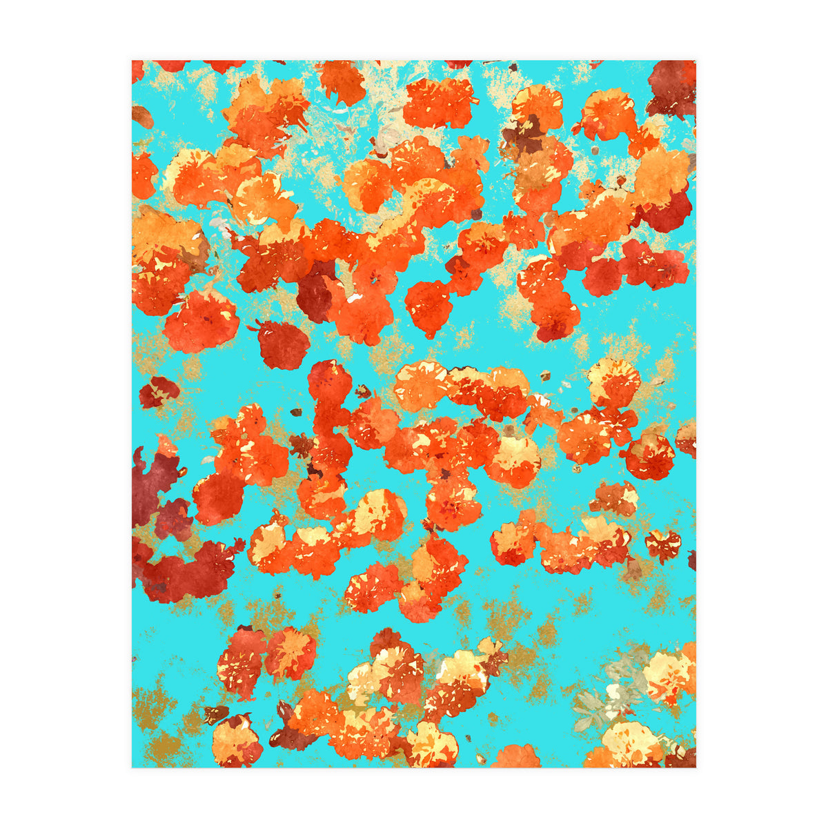 Teal Decor #society6 (Print Only)