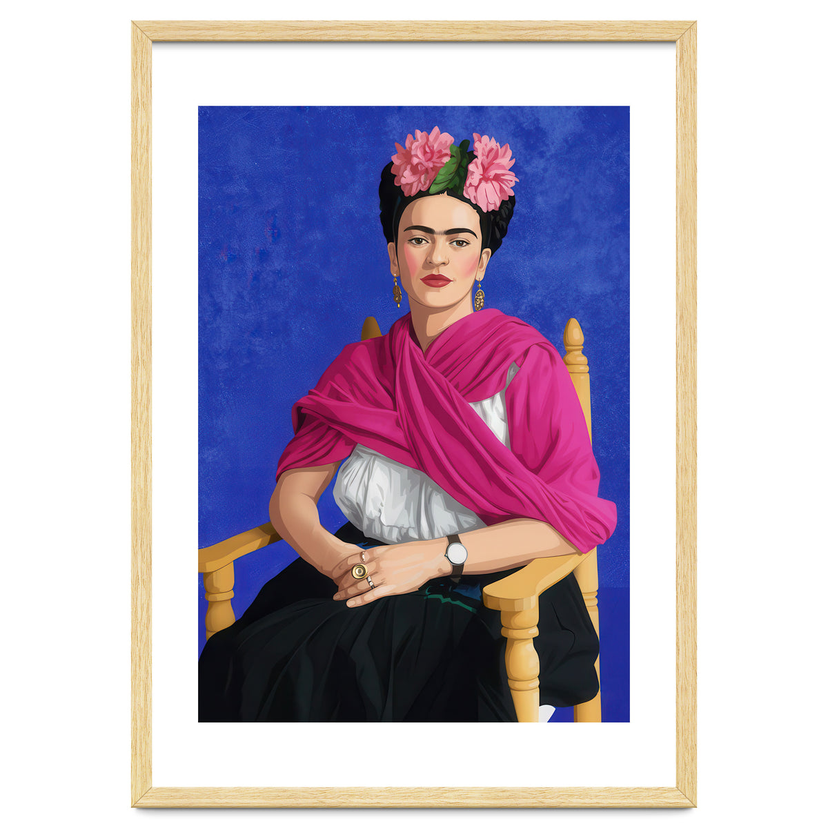 Frida Kahlo Portrait Illustration