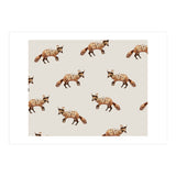 Gold Fox Pattern (Print Only) thumbnail