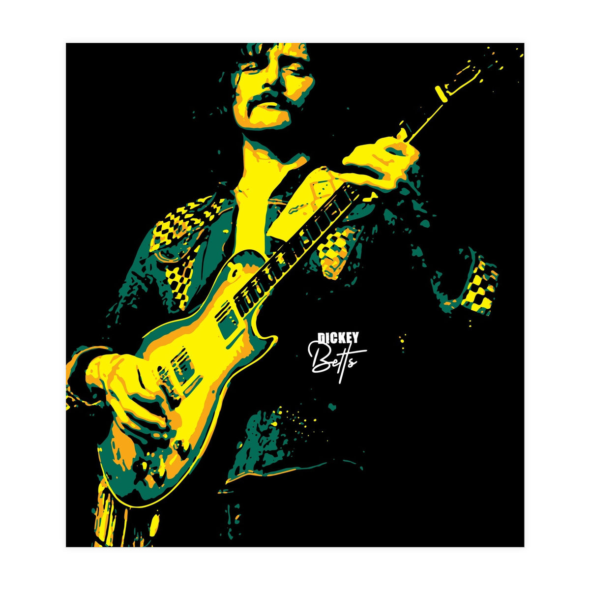 Dickey Betts American Rock Guitarist Legend 2 (Print Only)