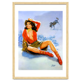 Pinup Girl Fell From A Wild Horse thumbnail