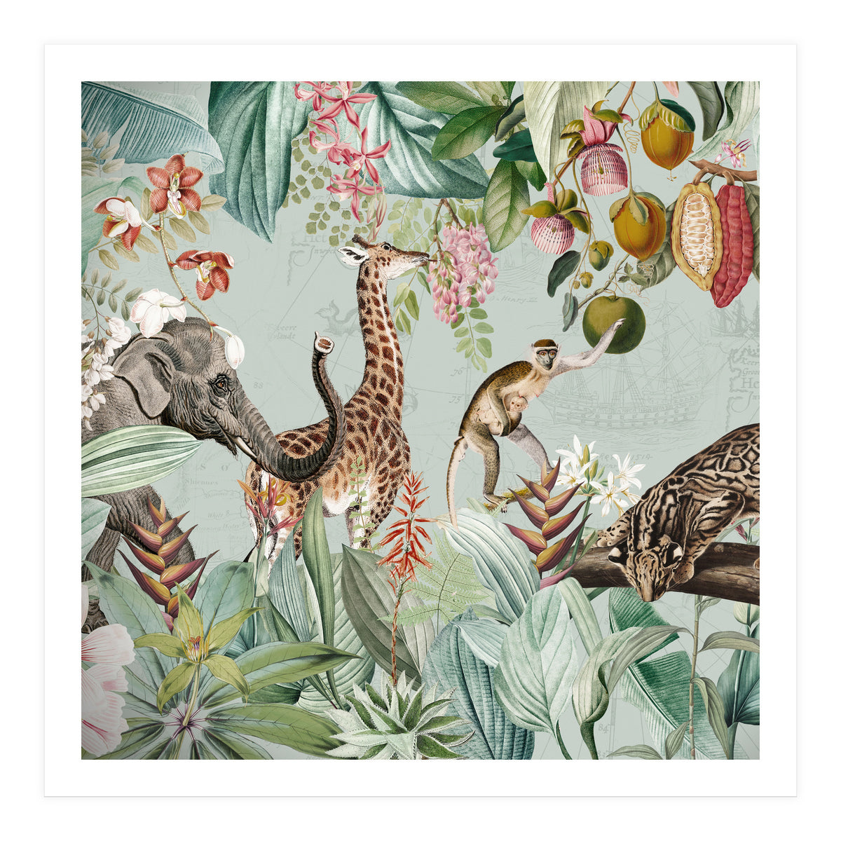 African Tropical Jungle Safari (Print Only)