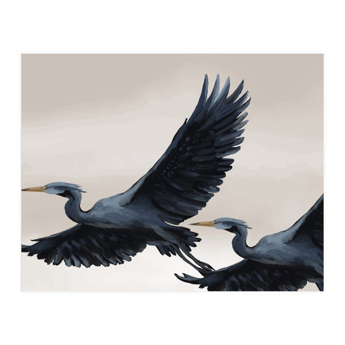 Migrating Herons (Print Only)