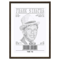 Receipt Art Frank Sinatra