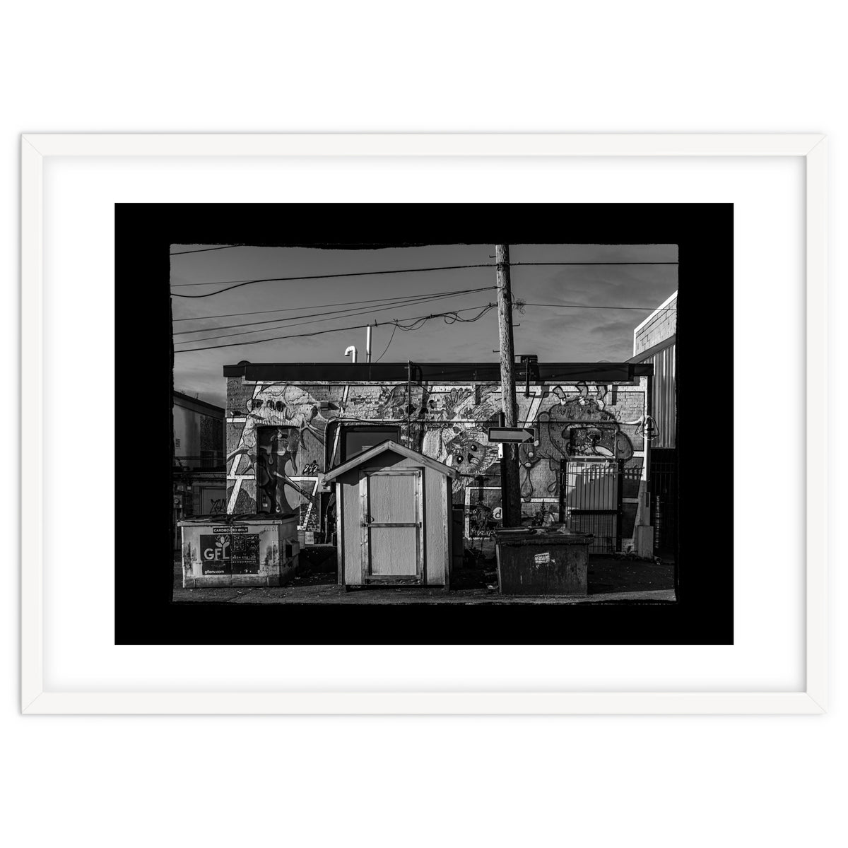 Cooke St Graffiti No 3 with Border