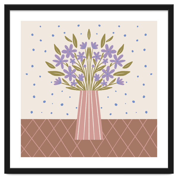 Flower Vase Mocha Mousse