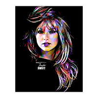 Taylor Swift Colorful Art 2 (Print Only)