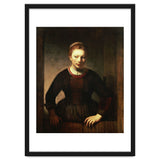 Rembrandt Harmenszoon van Rijn / 'Young Girl at an Open Half-Door', 1645. thumbnail
