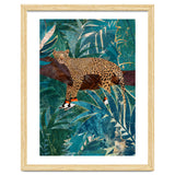 Leopard wearing shoes in the jungle thumbnail