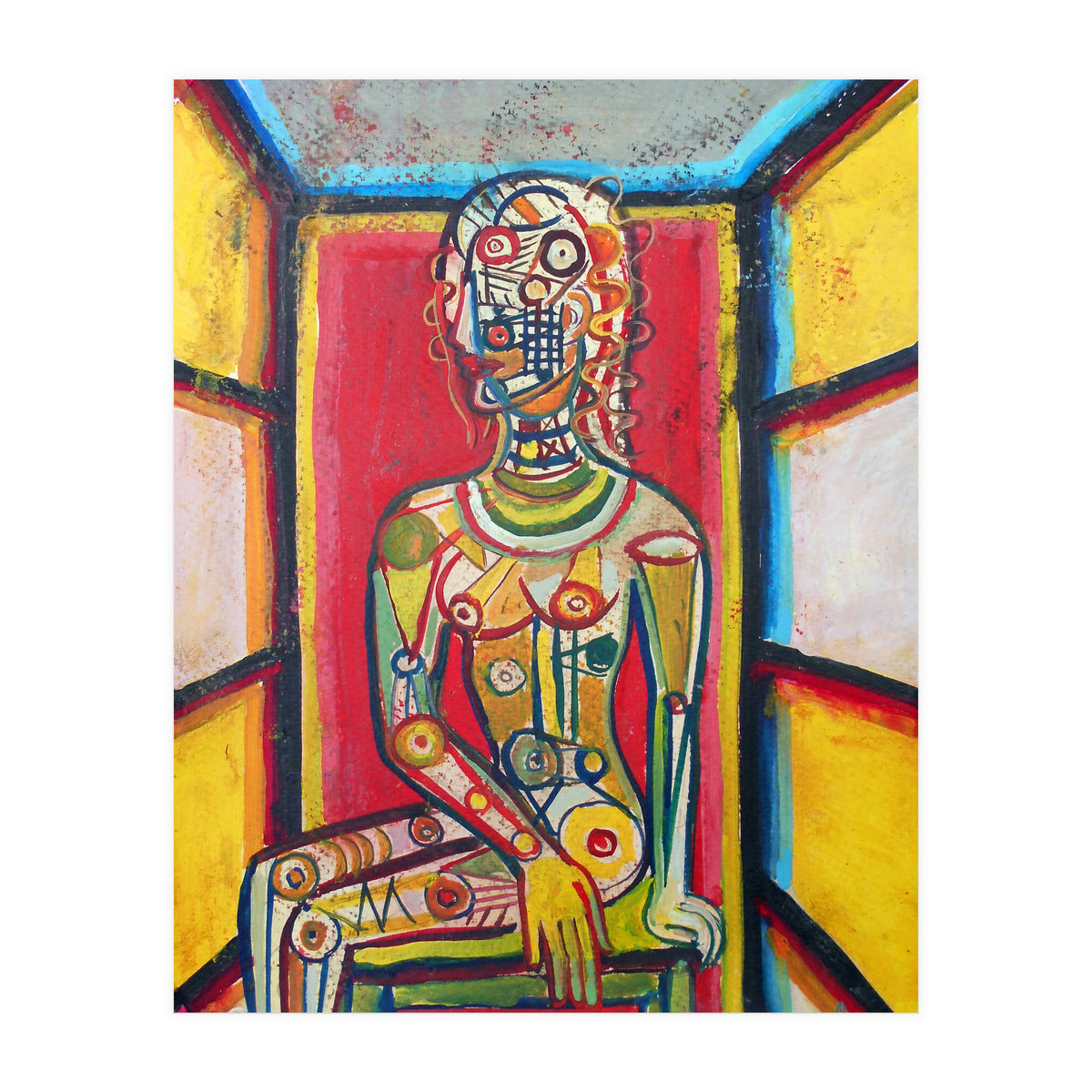 Mujer En La Silla 17 (Print Only)