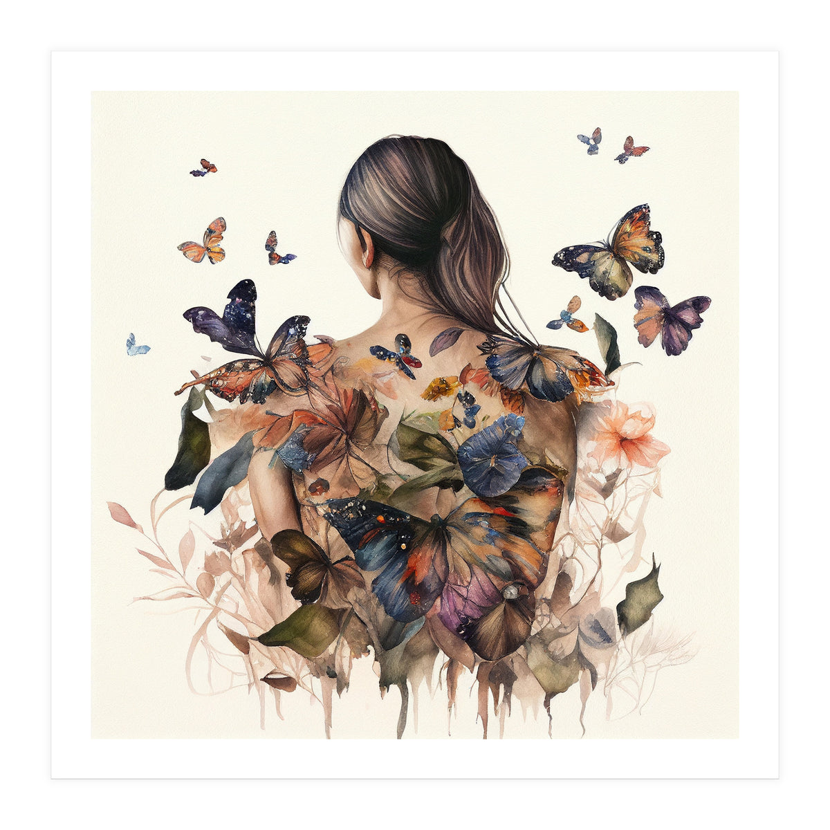 Butterfly Shoulder Bloom (Print Only)