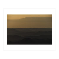 Sunrise over Ramon crater #2 (Print Only)