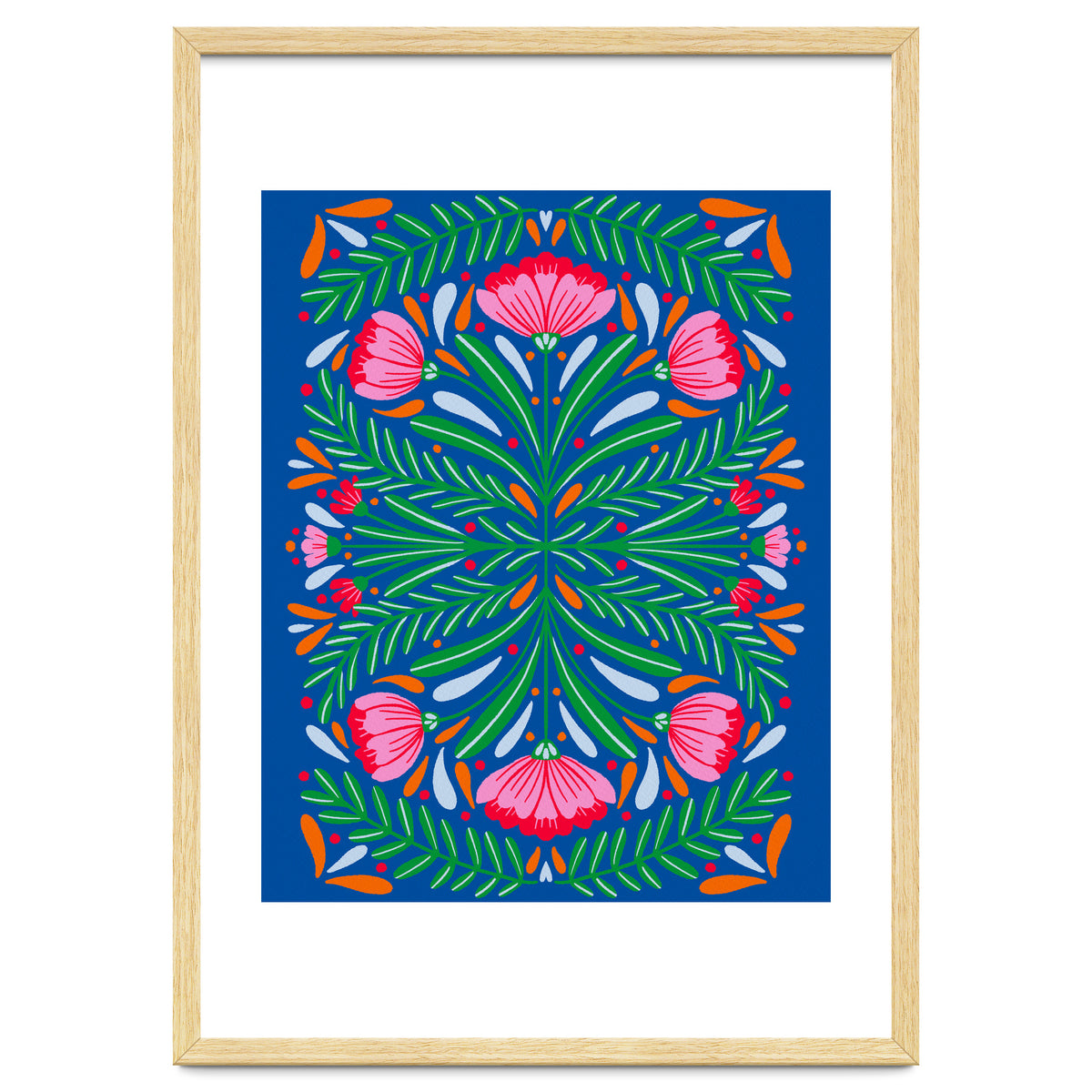 Bold Symmetrical Flowers