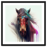 Wild Horse Face Portrait thumbnail