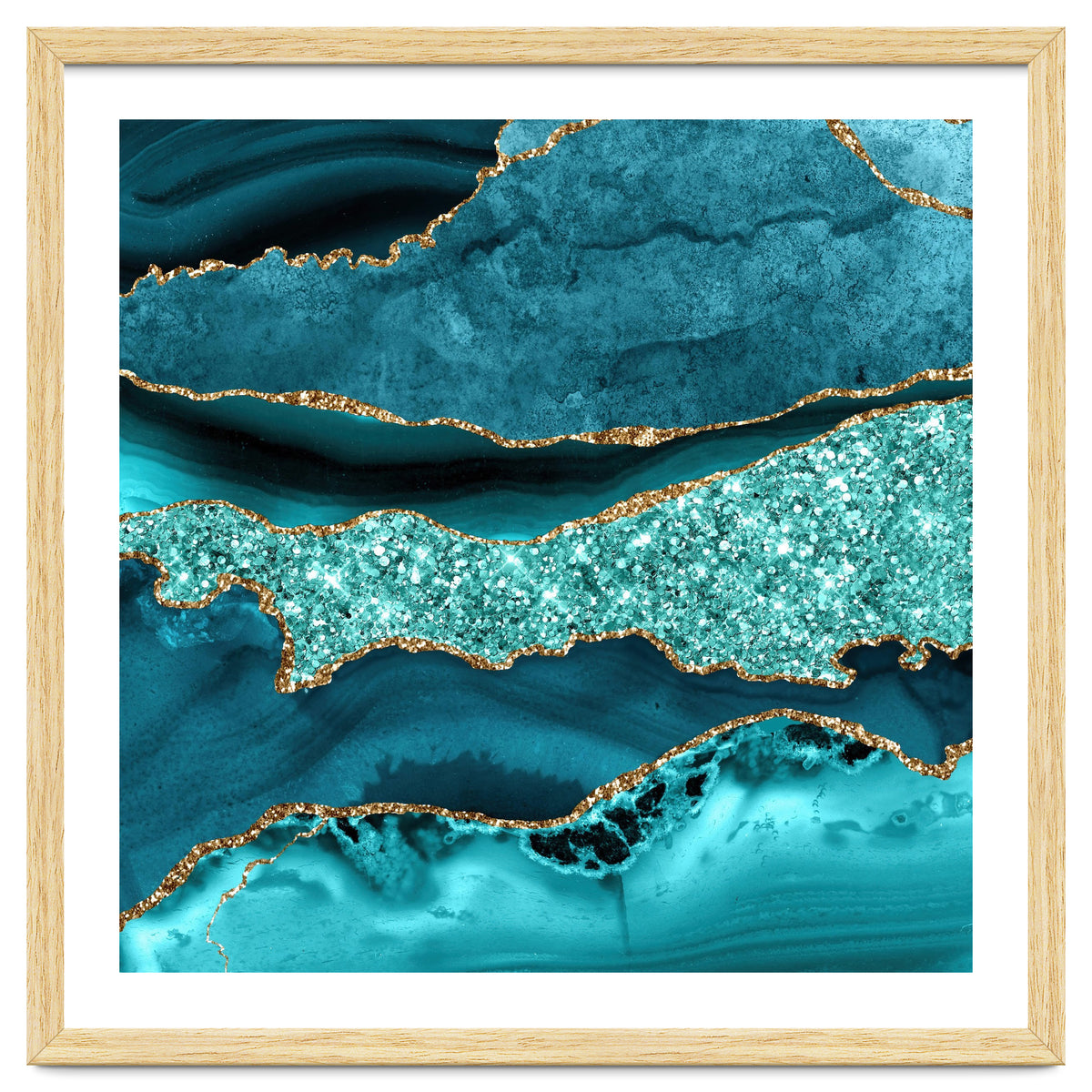 Agate Glitter Ocean Texture 12