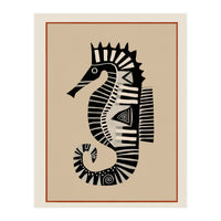 Striped Seahorse II (Print Only)