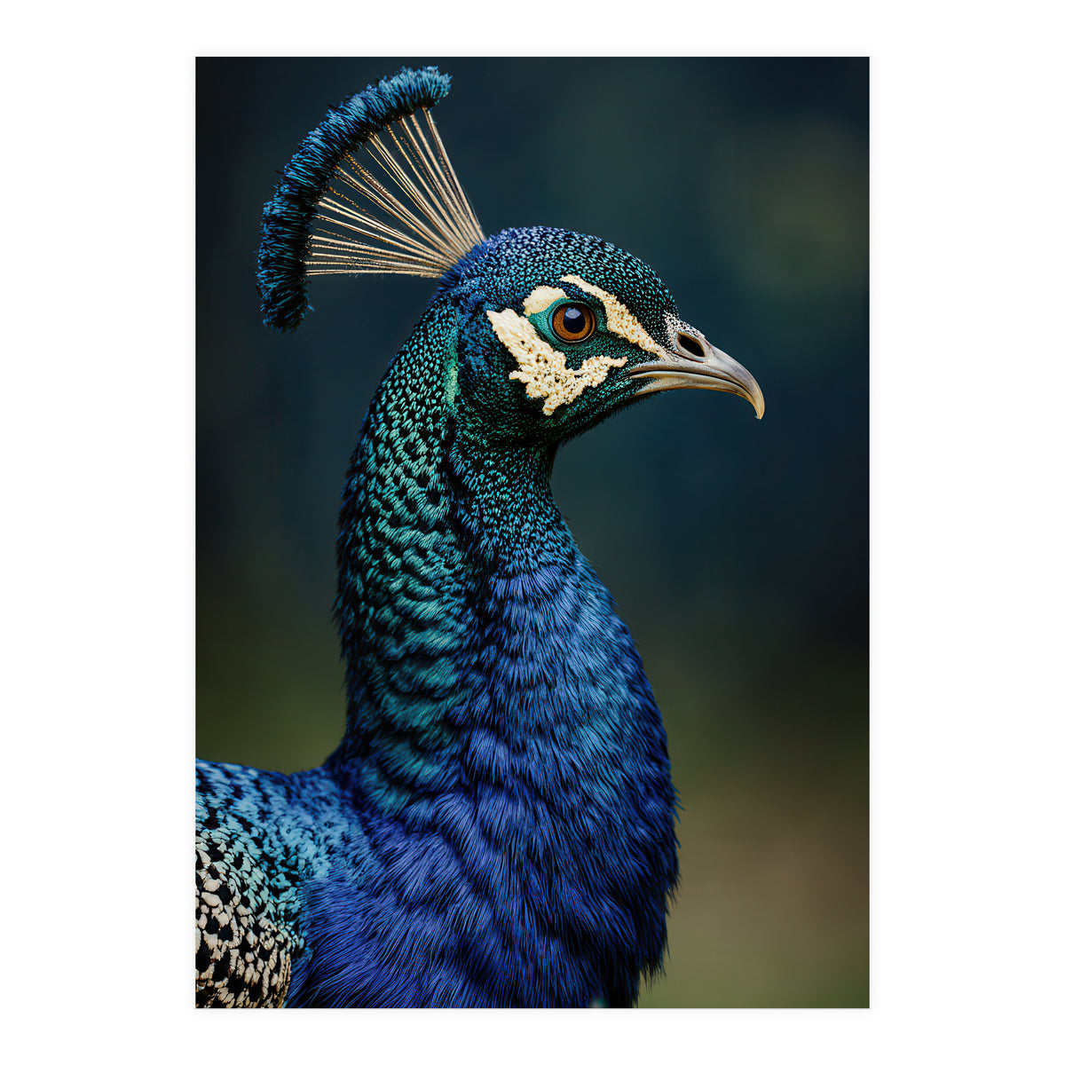 Peacock Portrait Photography (Print Only)