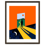 The Path Ahead, Abstract Concept Positivity Growth Mindset People, Eclectic Inspire Bohemian Contemporary Modern Pop Art thumbnail