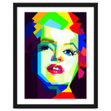 Marilyn Monroe Colorful Illustration Pop Art WPAP thumbnail