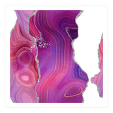 Magenta & Silver Agate Texture 05 (Print Only) thumbnail