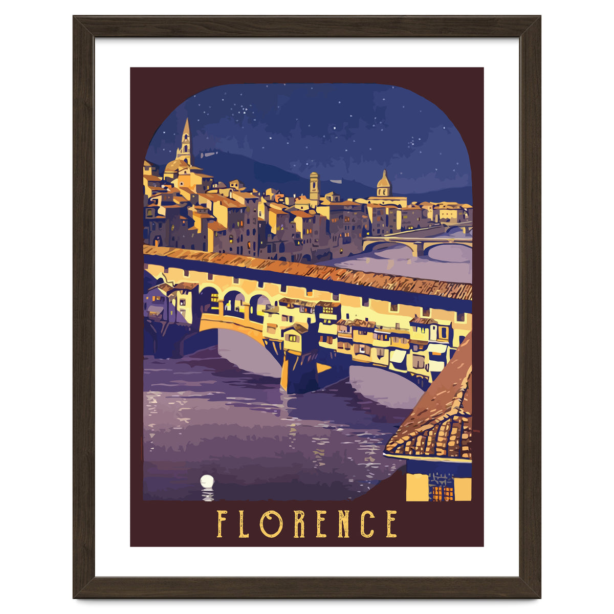 Florence At Night, The Bridge