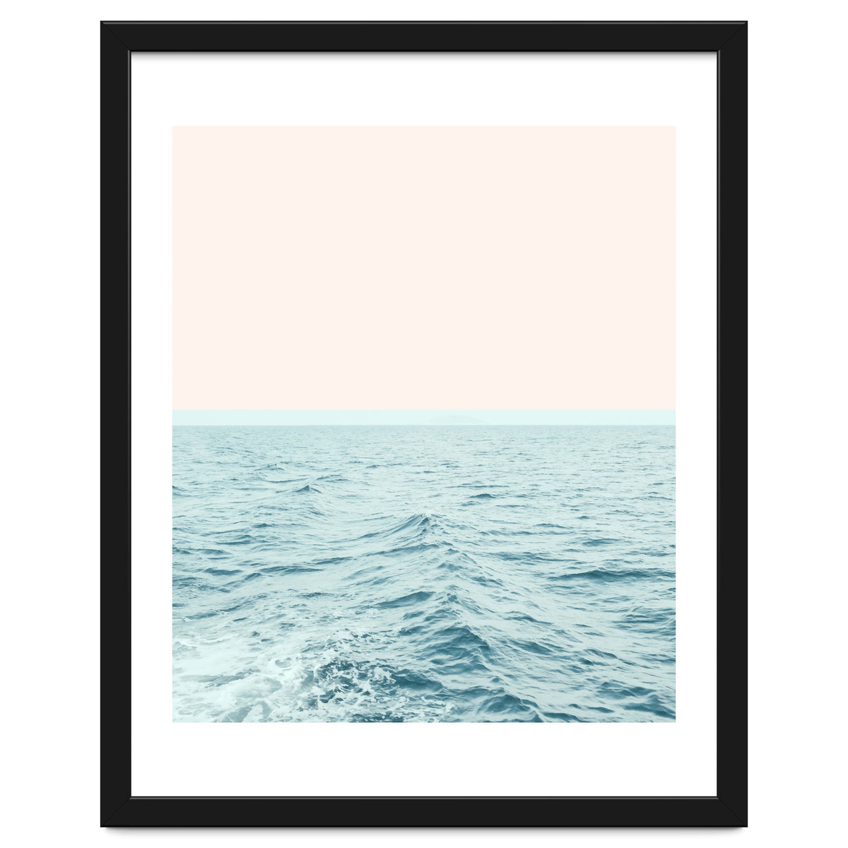 Sea Breeze, Minimal Nature Ocean Photography, Scenic Landscape Pastel Luxe Sea
