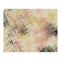 Geometric Cross Patterns Muted  (Print Only)
