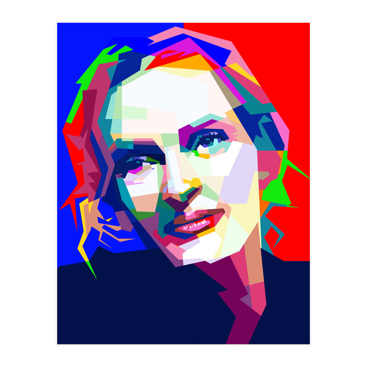 Uma Thurman Kill Bill Pop Art WPAP (Print Only)