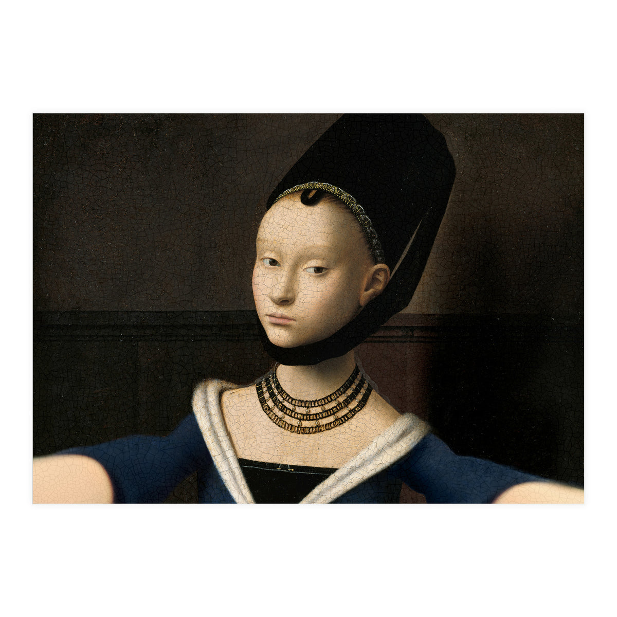 Petrus Christus  - Young Woman - Selfie (Print Only)