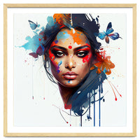 Aerial Bloom Hindu Portrait