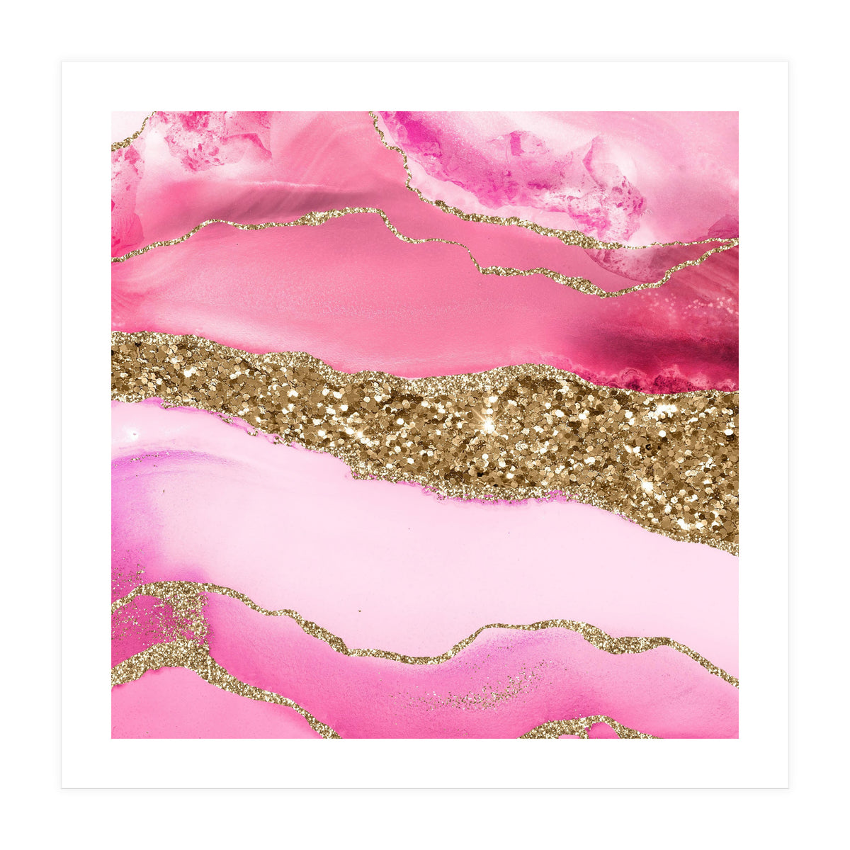 Agate Glitter Dazzle Texture 14 (Print Only)